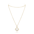 18K Van Cleef & Arpels Magic Alhambra One Motif Pearl Necklace