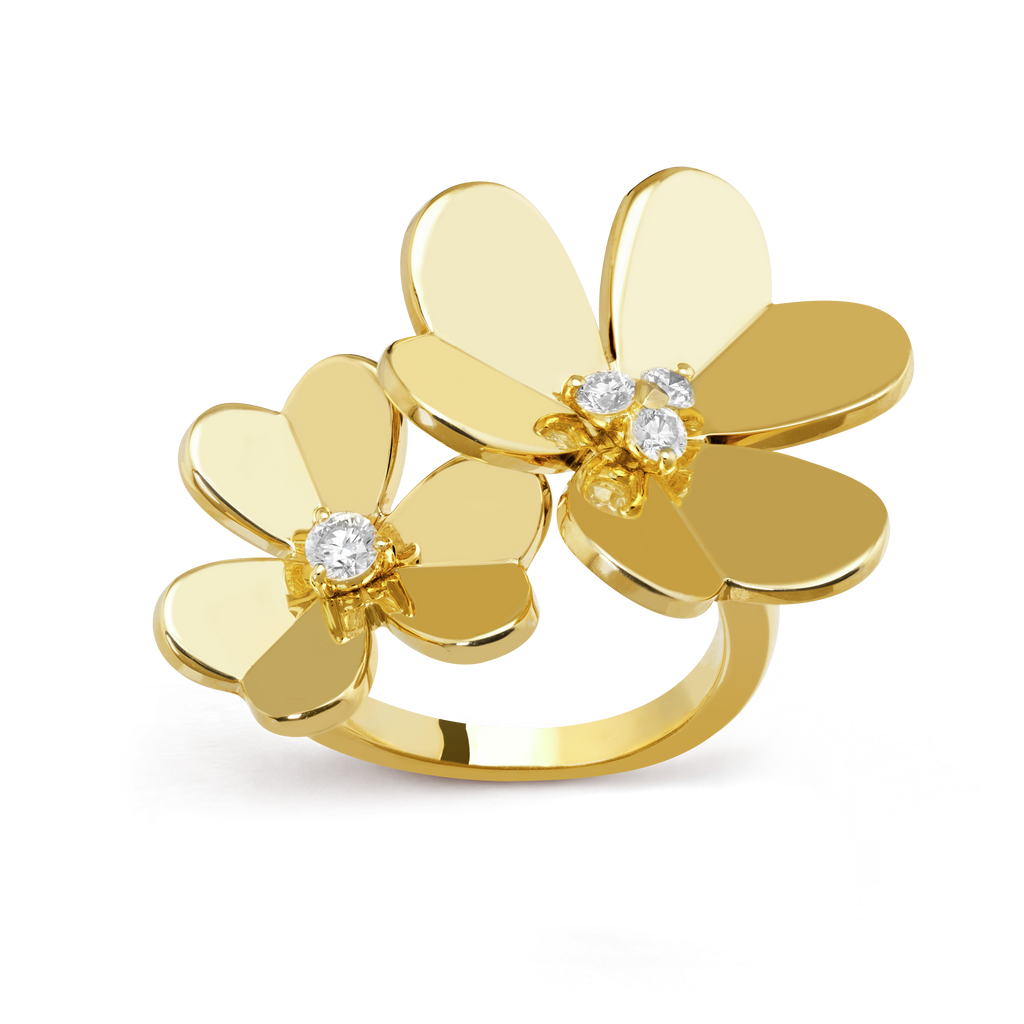 18K Van Cleef & Arpels Frivole Between the Finger Ring