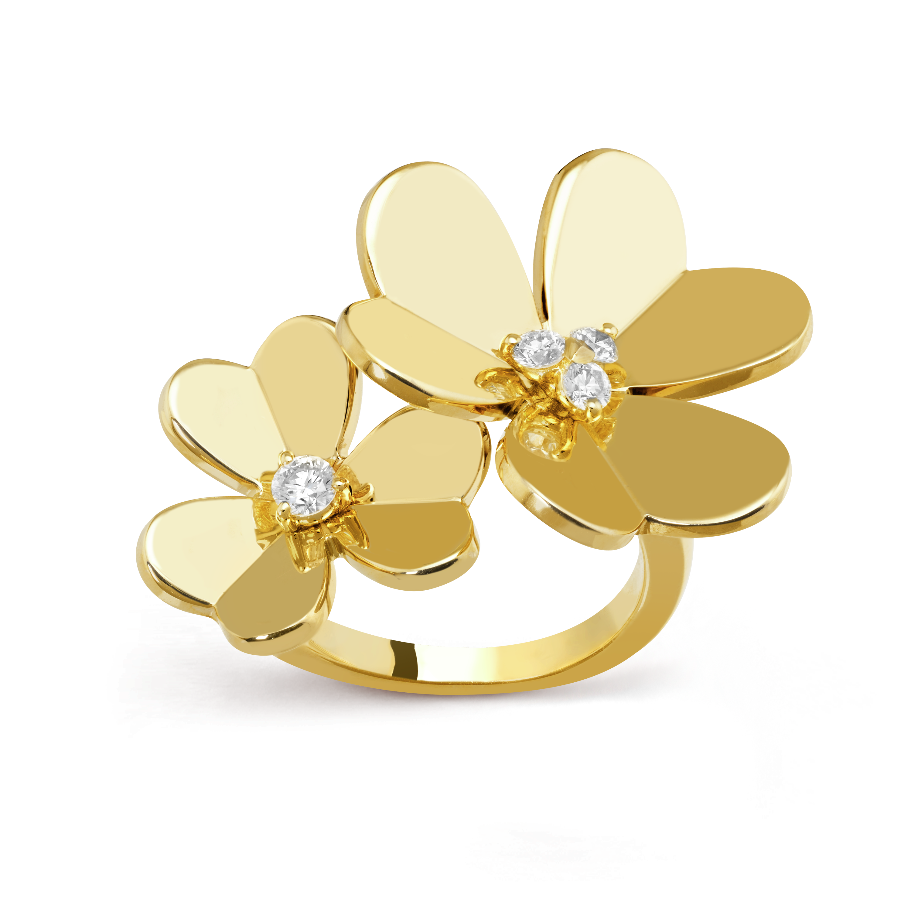 18K Van Cleef & Arpels Frivole Between the Finger Ring