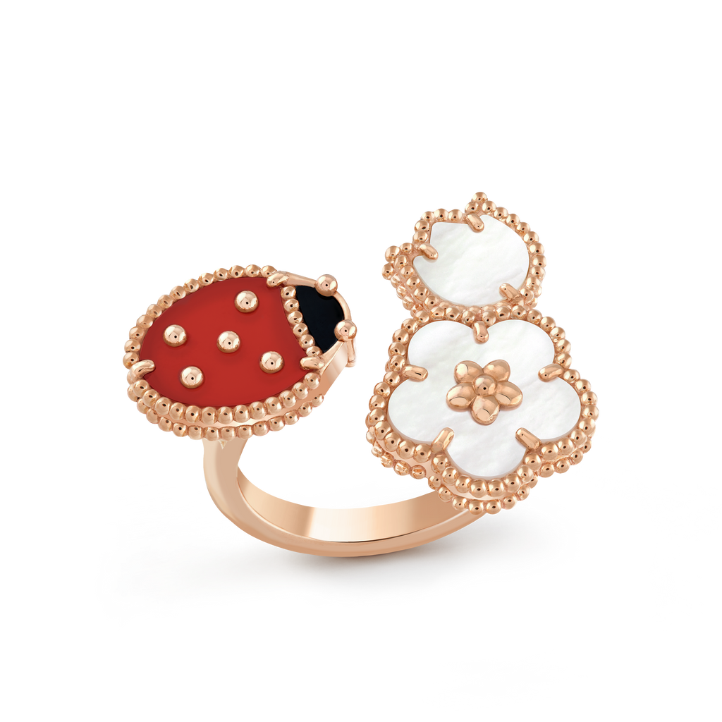 18K Van Cleef & Arpels Lucky Spring Ring