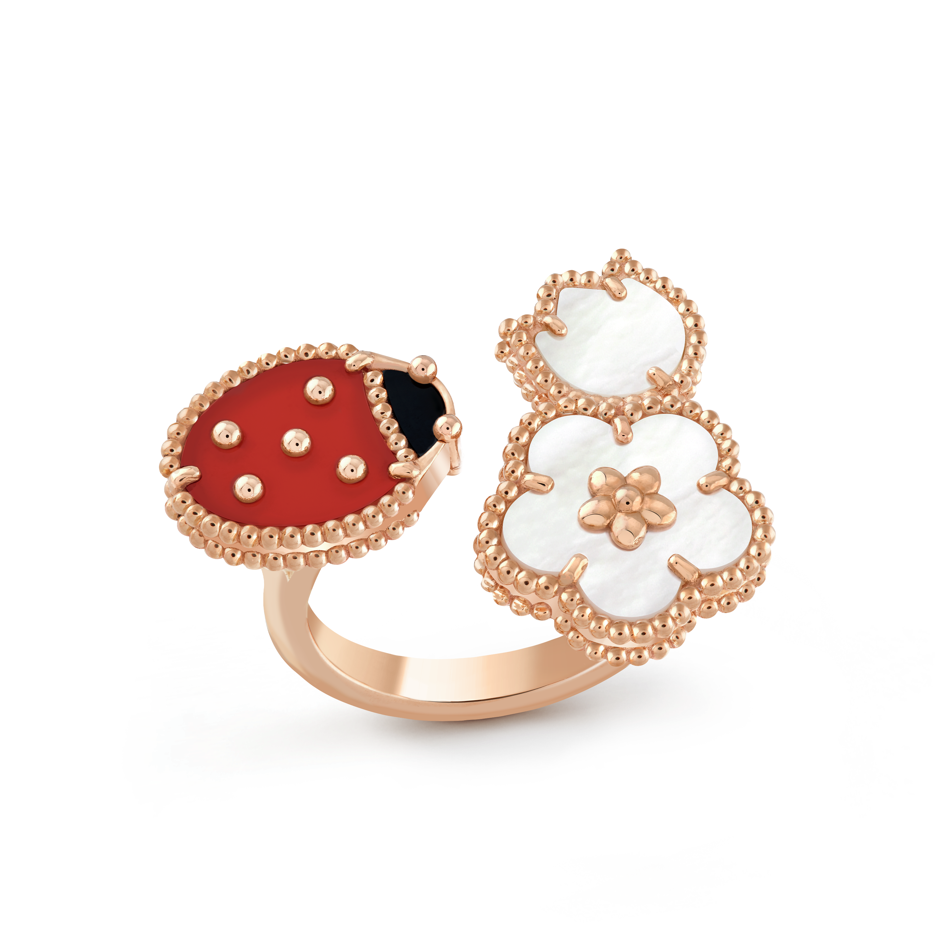 18K Van Cleef & Arpels Lucky Spring Ring