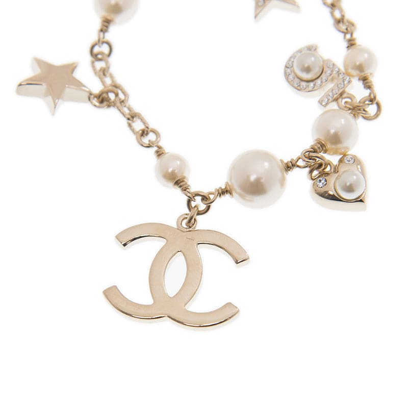 18K Chanel Pearls & Diamonds Bracelet