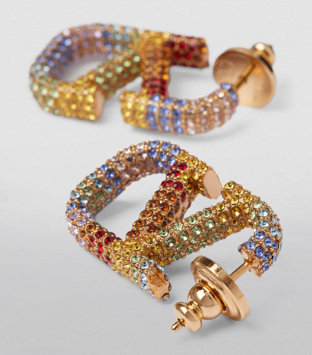 18K Valentino Garavani Vlogo Signature Earrings