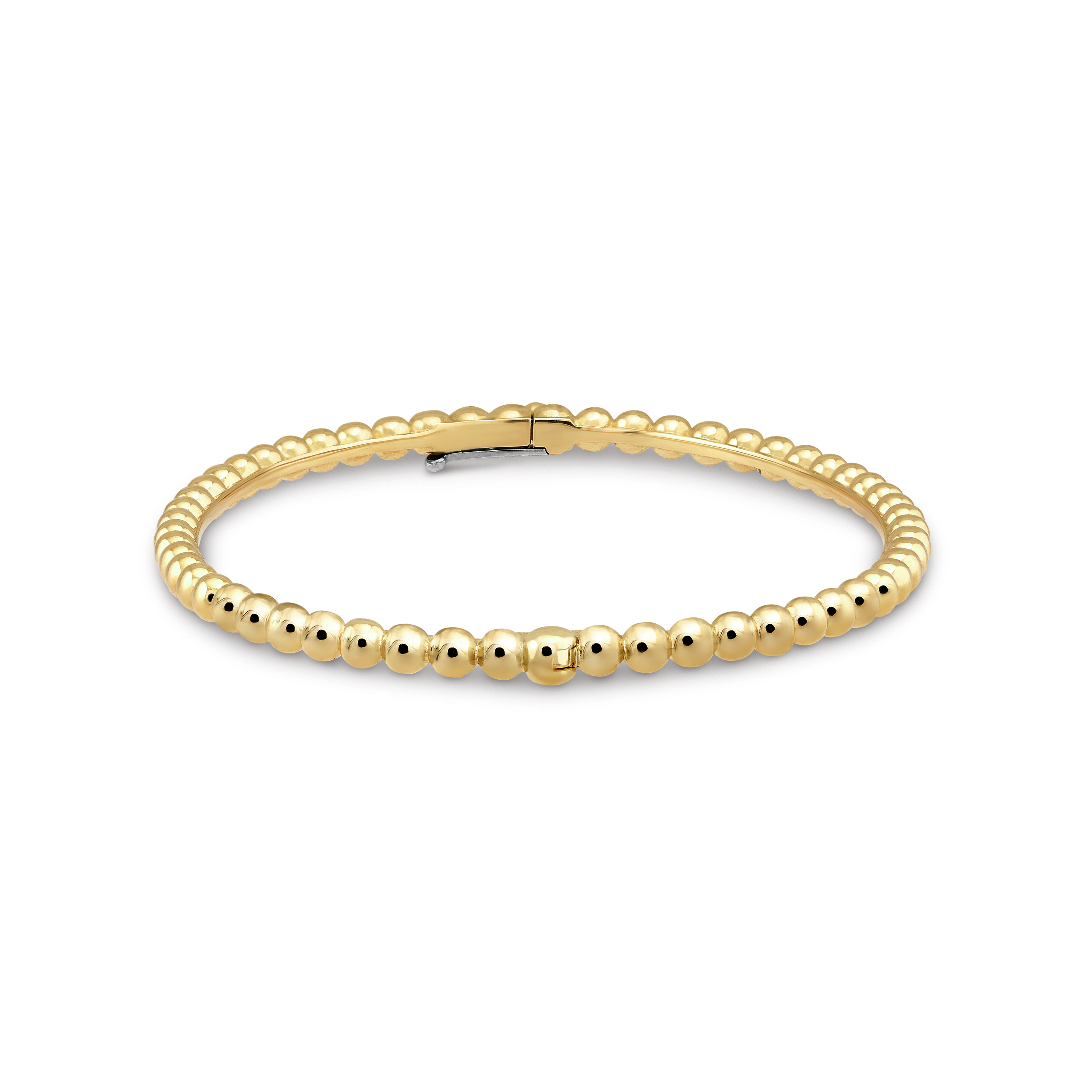 18K Van Cleef & Arpels Yellow Gold Perlee Pearls Bracelet