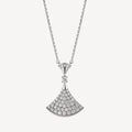 18K BVLGARI BV Divas' Dream Pave Diamond Necklace