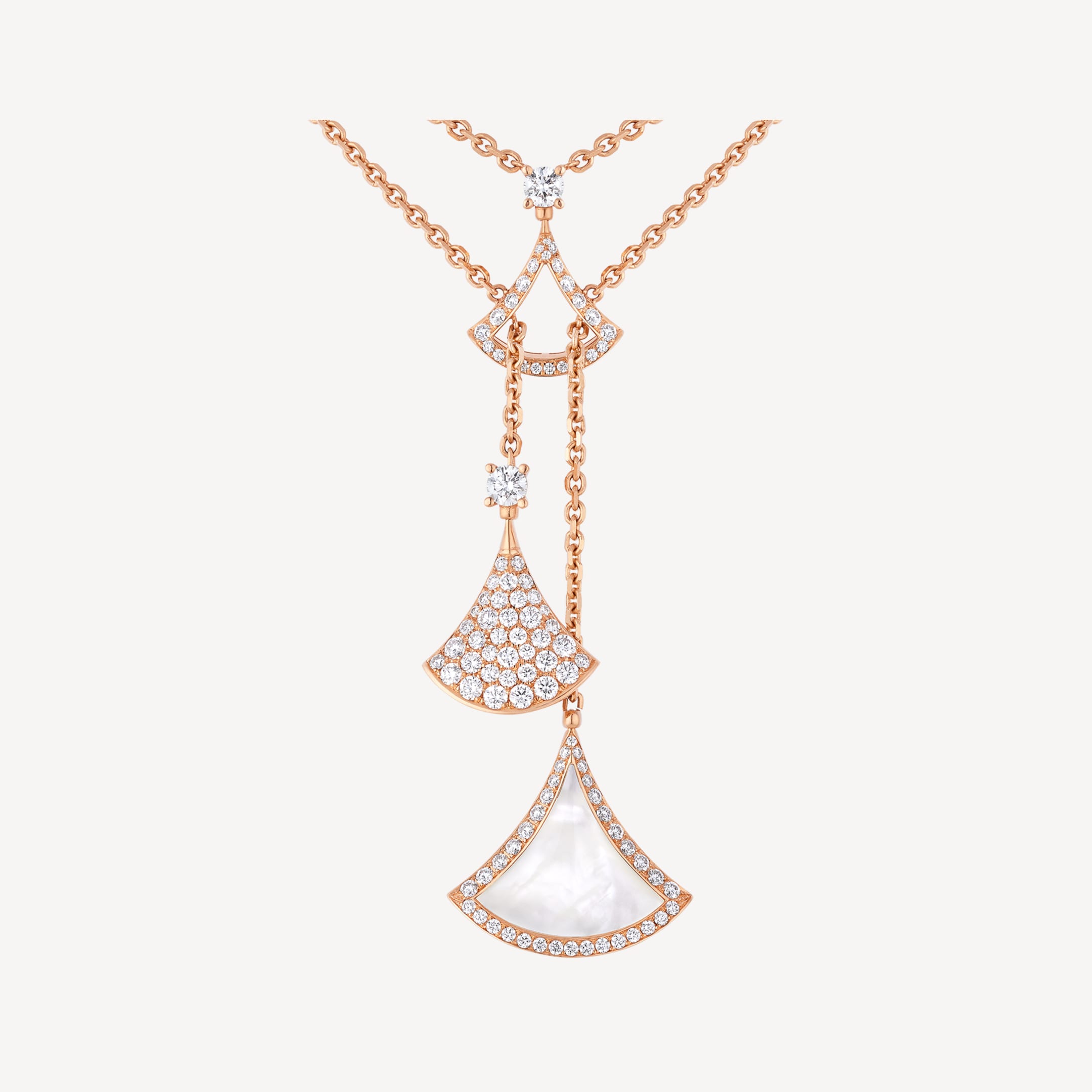 18K BVLGARI BV Divas' Dream Pearls Necklace