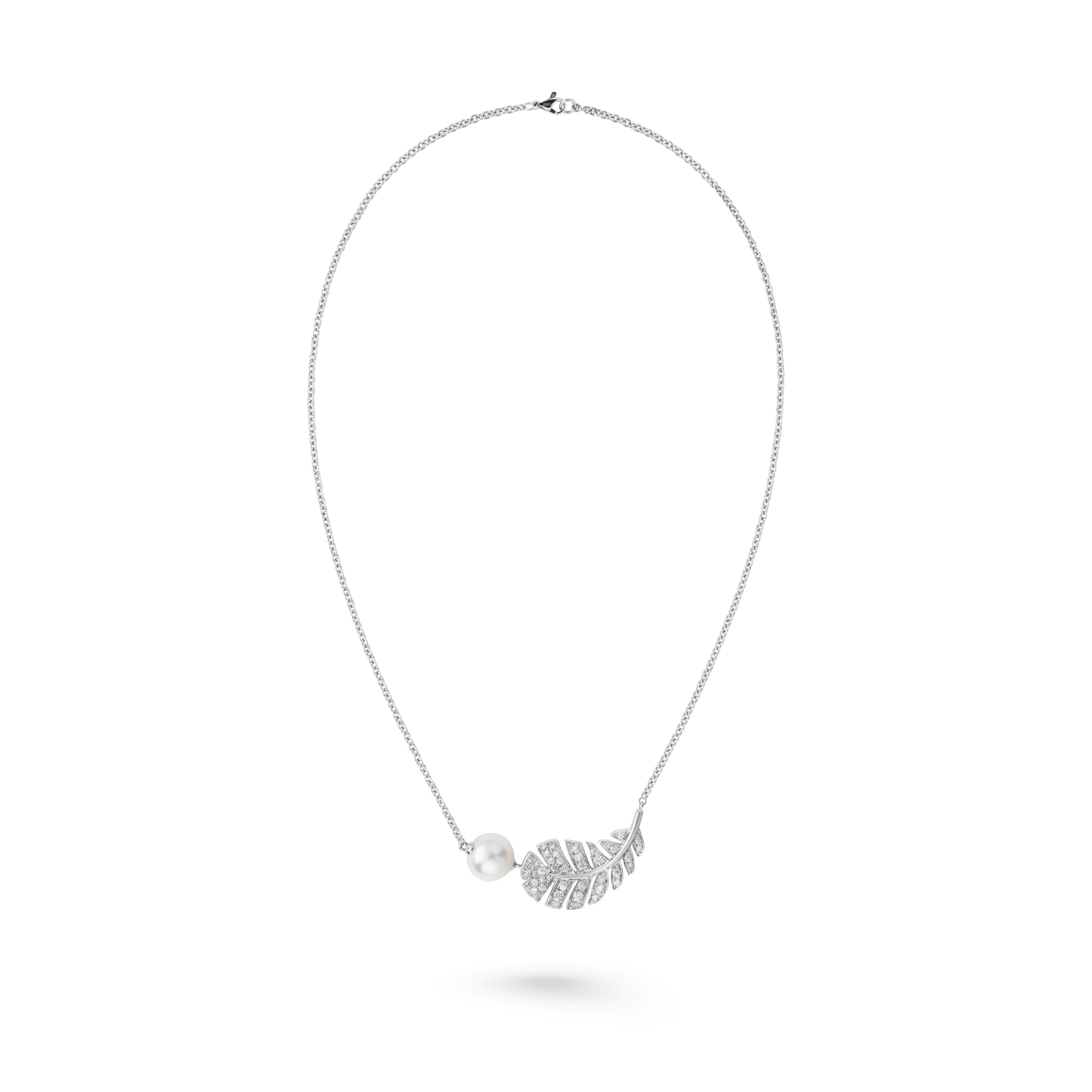18K Chanel Plume De Necklace