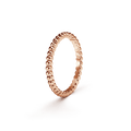 18K Van Cleef & Arpels Rose Gold Perlee Pearls Of Gold Ring