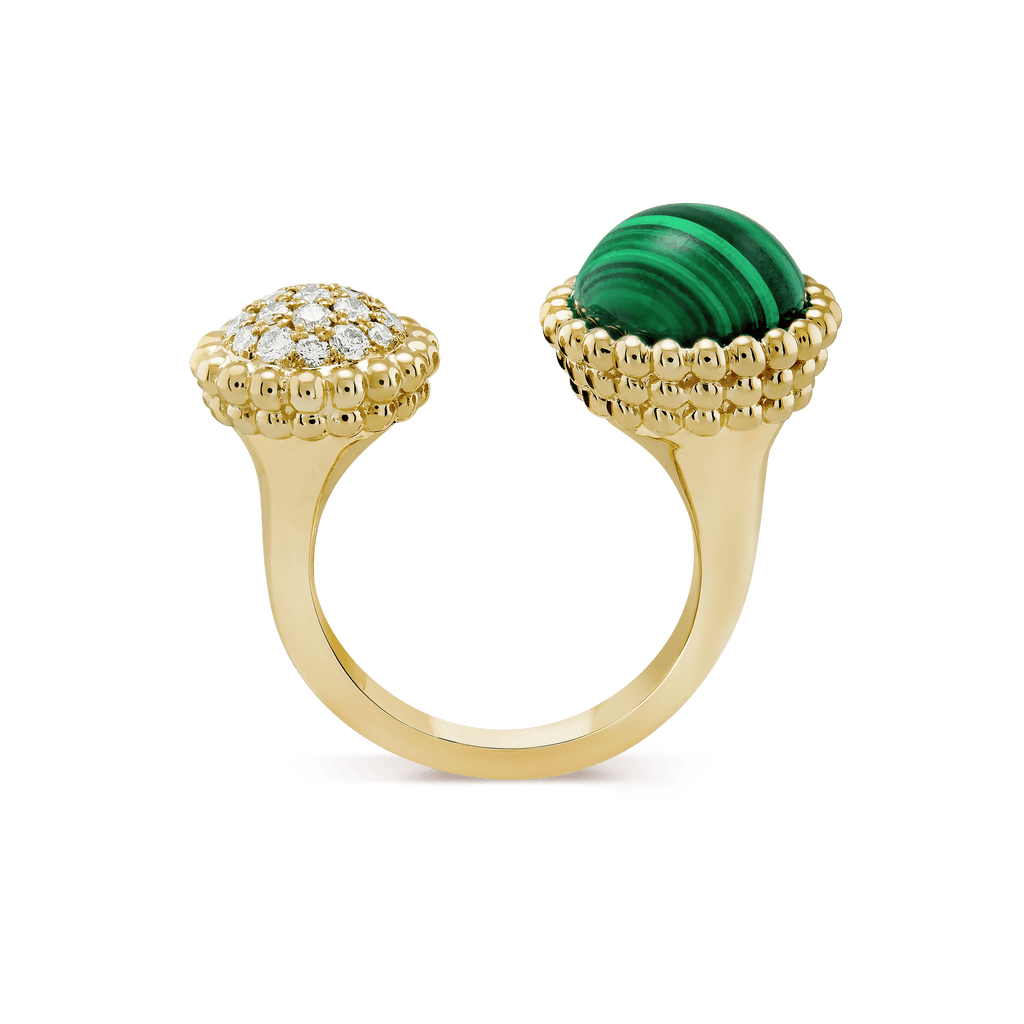 18K Van Cleef & Arpels Perlee Couleurs Between The Finger Ring