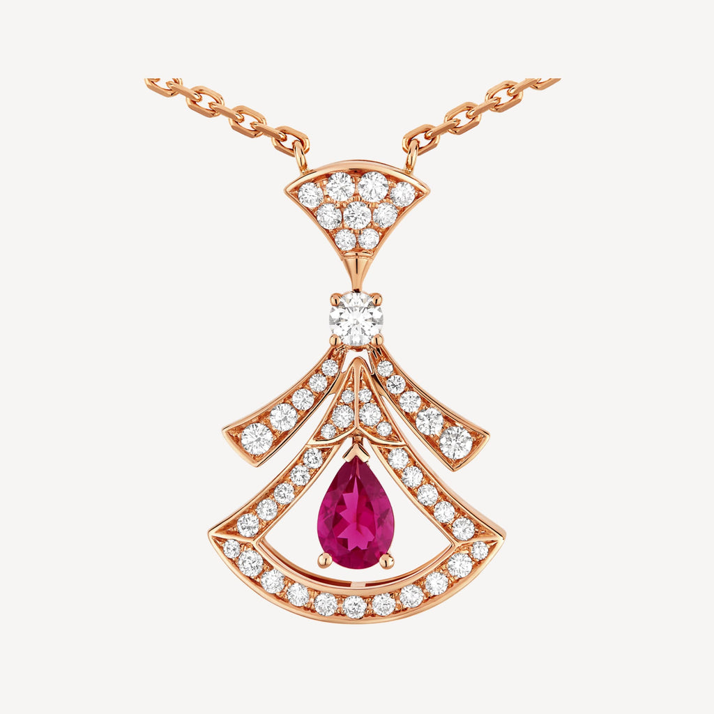 18K BVLGARI BV Divas' Dream Pearls Diamond Necklace