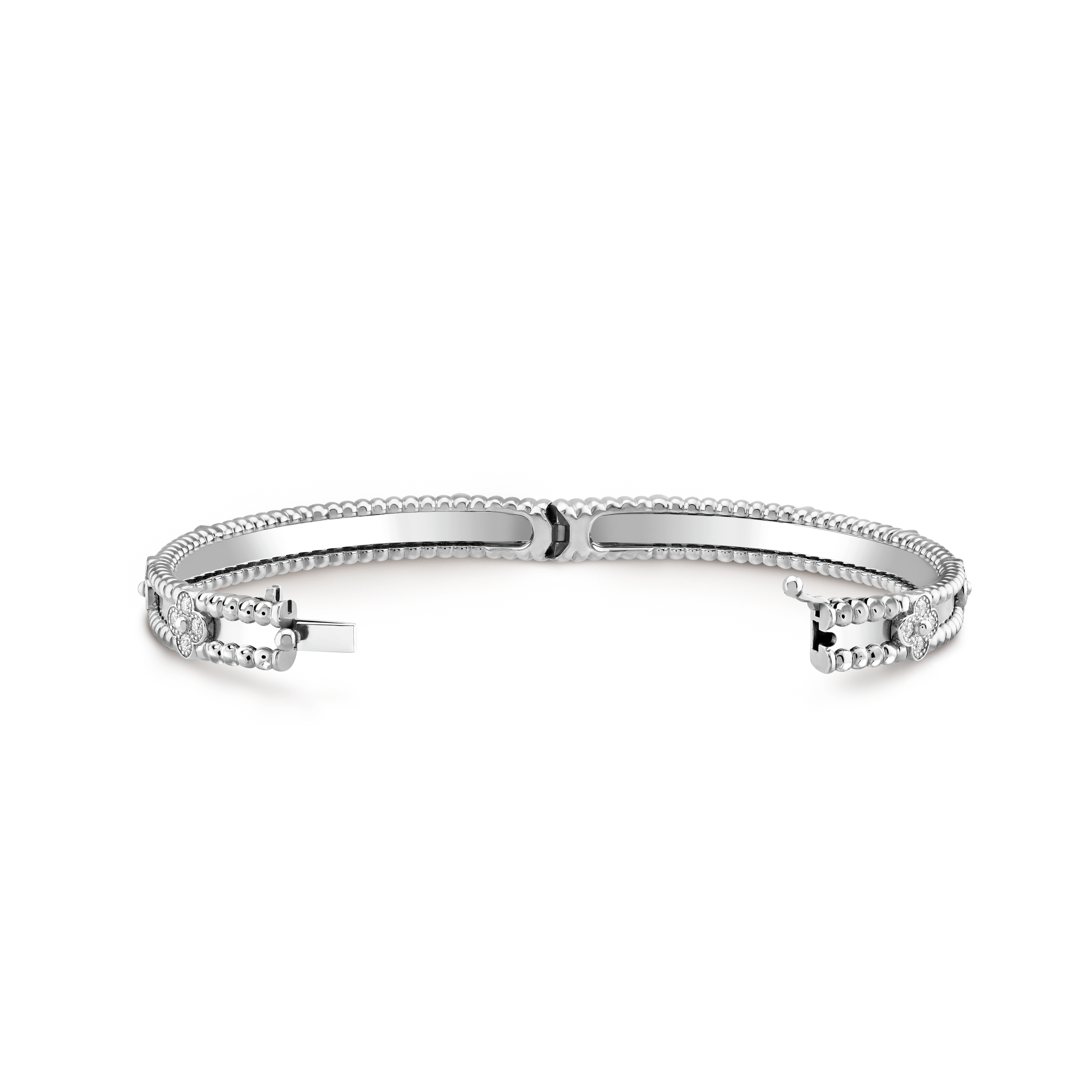 18K Van Cleef & Arpels Perlee Sweet Clovers Small Bracelet