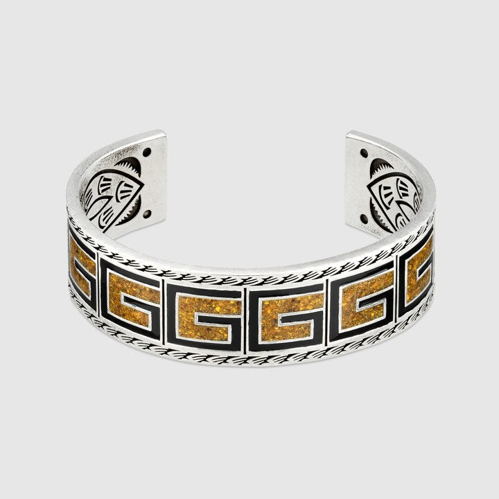 Gucci Cube Yellow Wide Bracelet