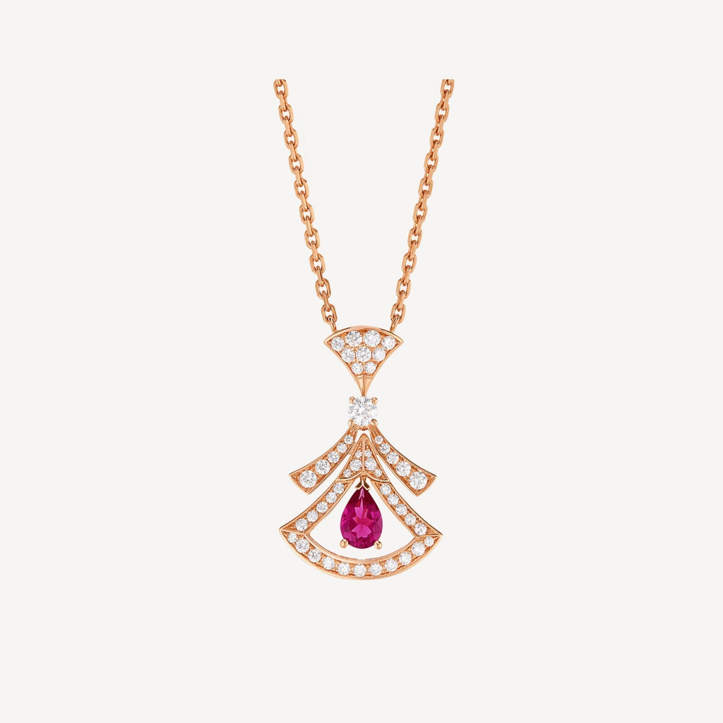 18K BVLGARI BV Divas' Dream Pearls Diamond Necklace