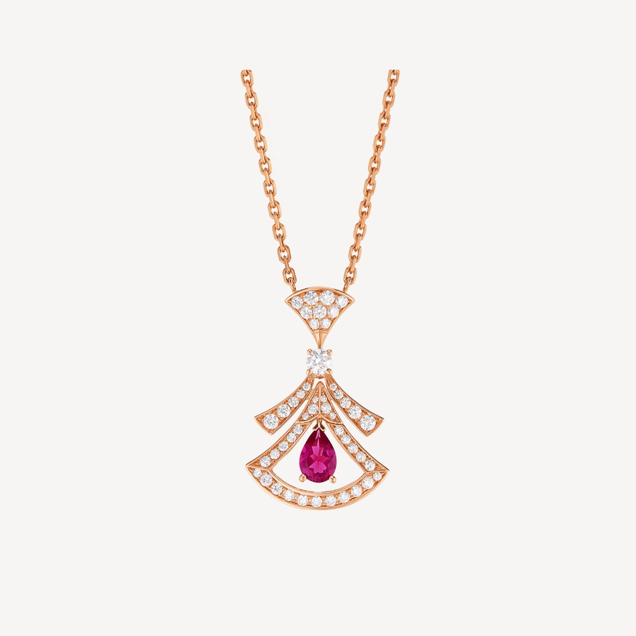 18K BVLGARI BV Divas' Dream Pearls Diamond Necklace