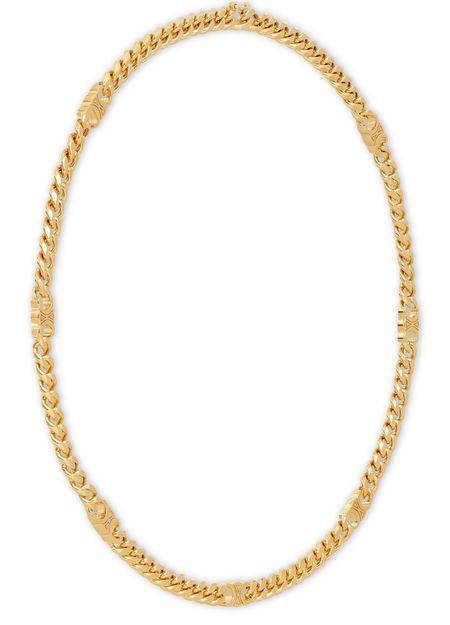 18K Dior Triomphe Small Gourmette Necklace