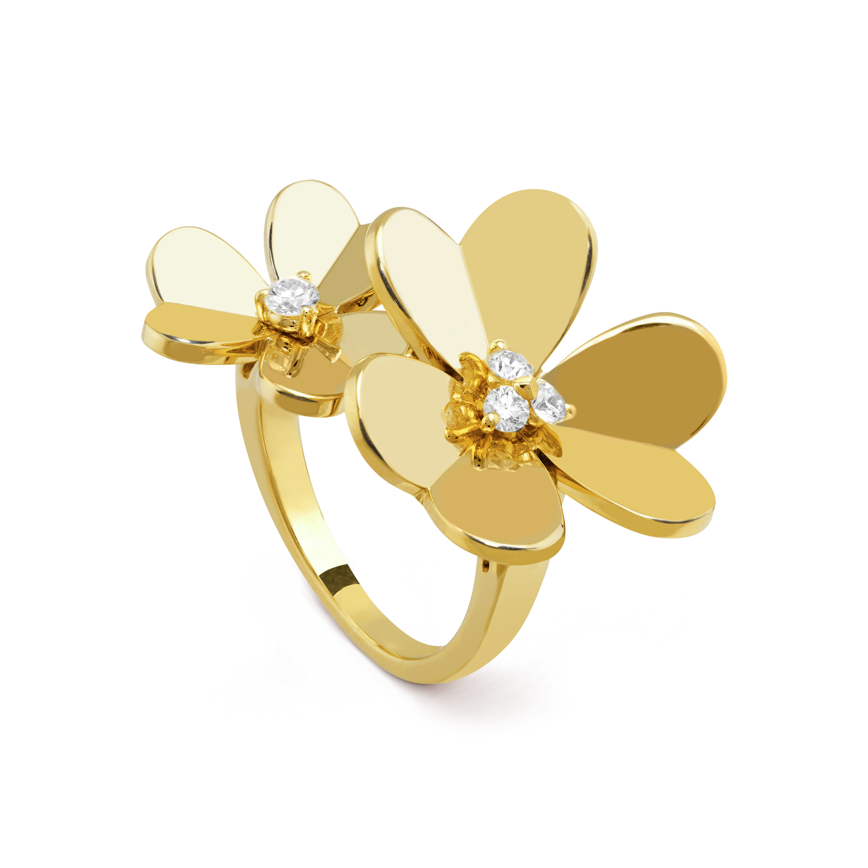 18K Van Cleef & Arpels Frivole Between the Finger Ring