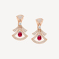 18K BVLGARI BV Divas' Dream Openwork Earrings