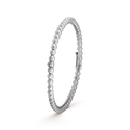 18K Van Cleef & Arpels White Gold Perlee Bracelet