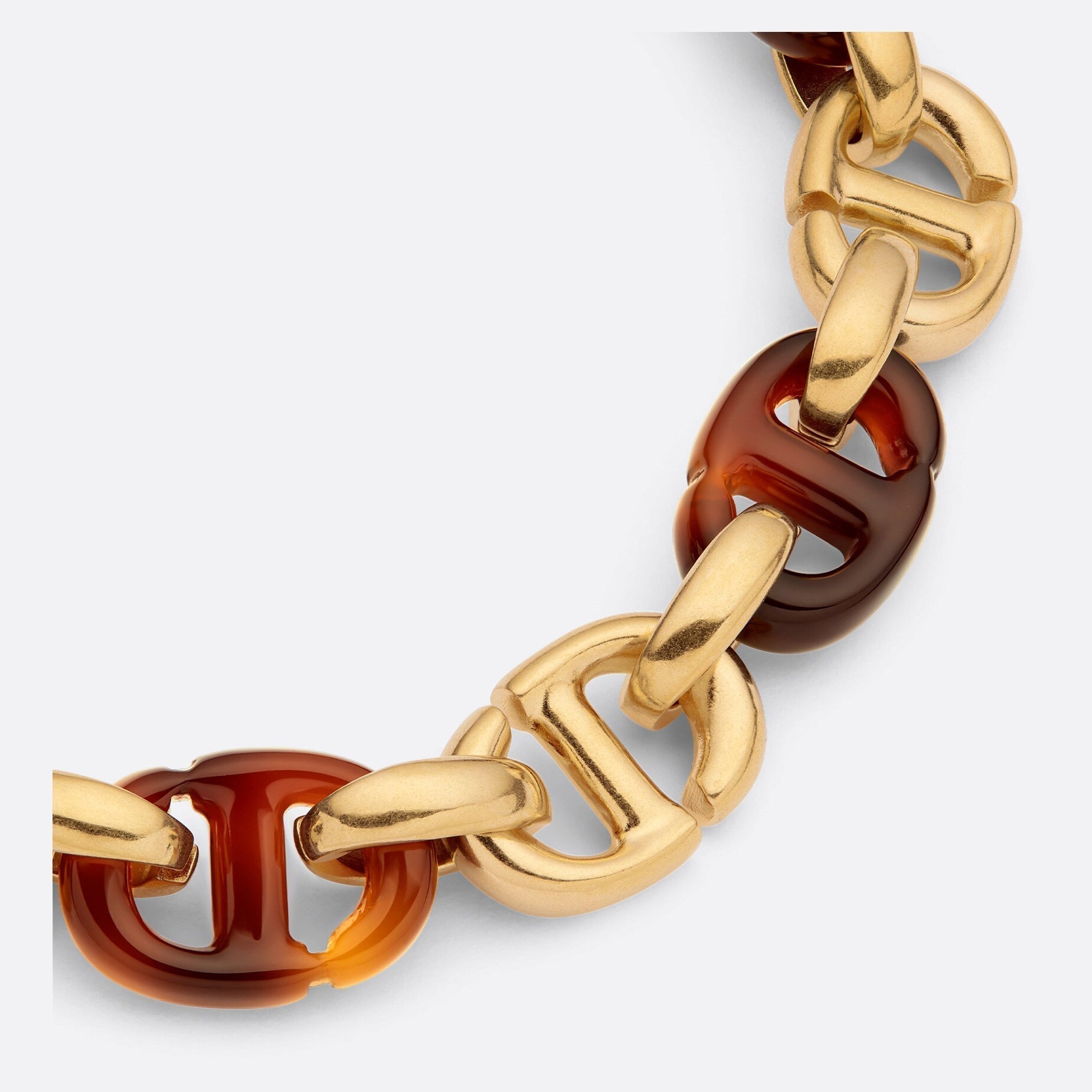 18K Dior Navy Resin Bracelet