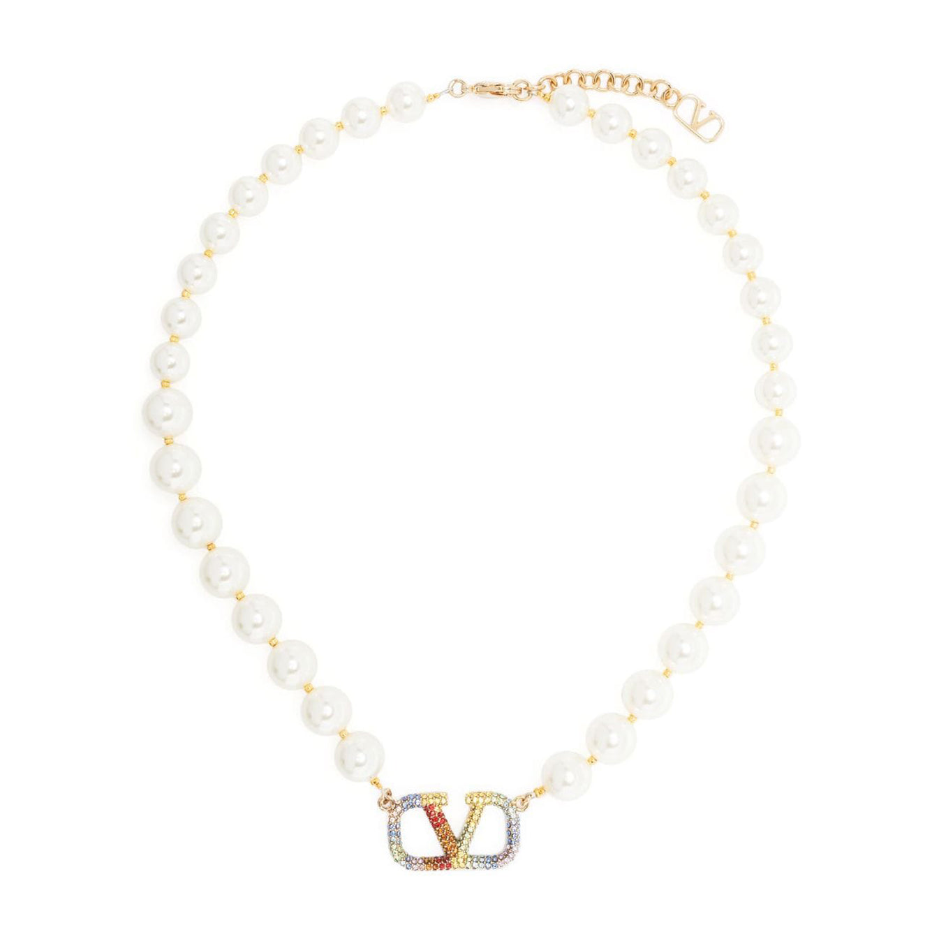 18K Valentino Garavani VLogo Signature Necklace