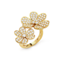 18K Van Cleef & Arpels Frivole Between the Finger Ring
