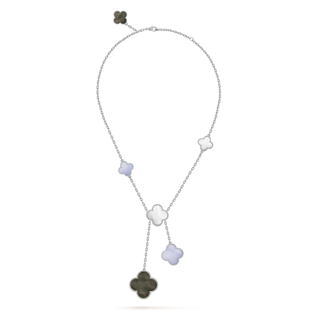 18K Van Cleef & Arpels Magic Alhambra Six Motifs Necklace