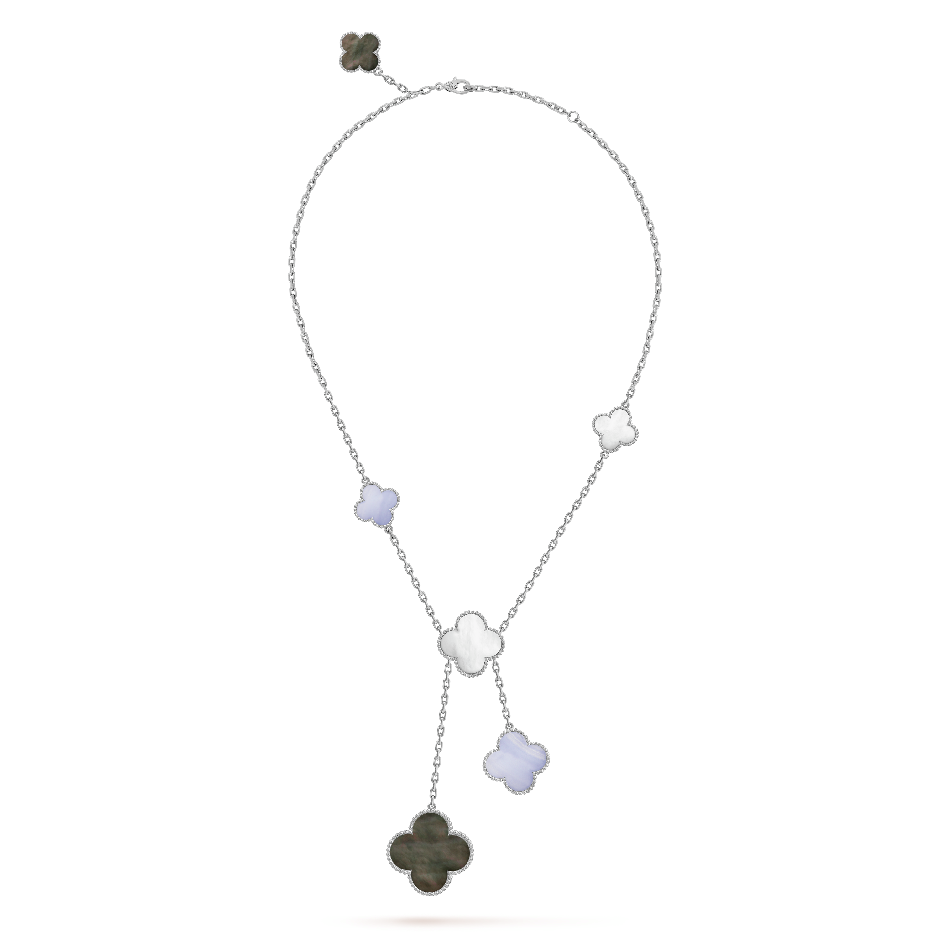 18K Van Cleef & Arpels Magic Alhambra Six Motifs Necklace