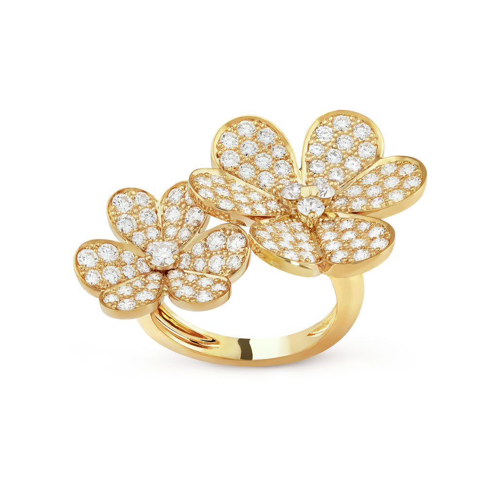 18K Van Cleef & Arpels Frivole Between the Finger Ring