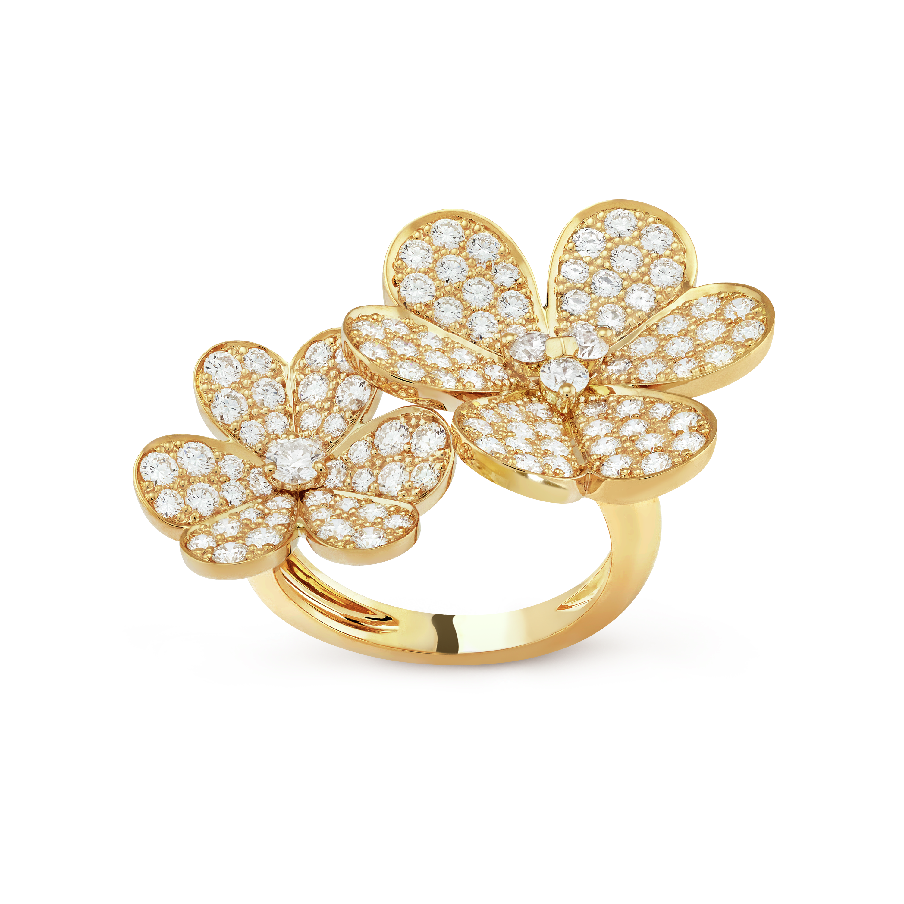 18K Van Cleef & Arpels Frivole Between the Finger Ring