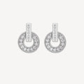 18K BVLGARI BV White Gold Earrings