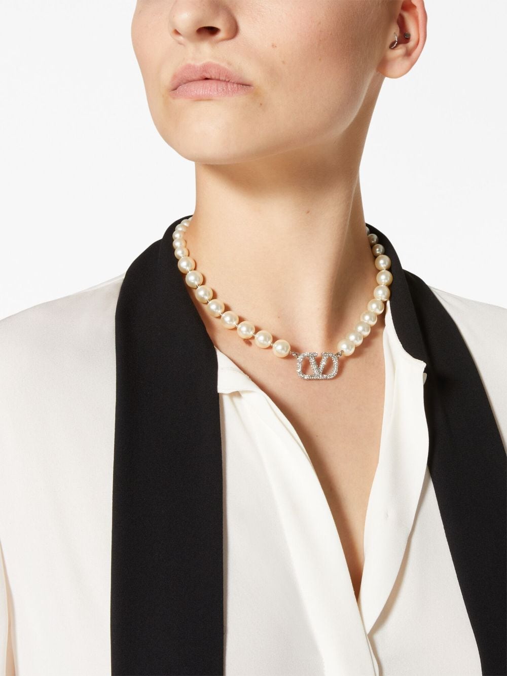 18K Valentino Garavani VLogo Signature Necklace