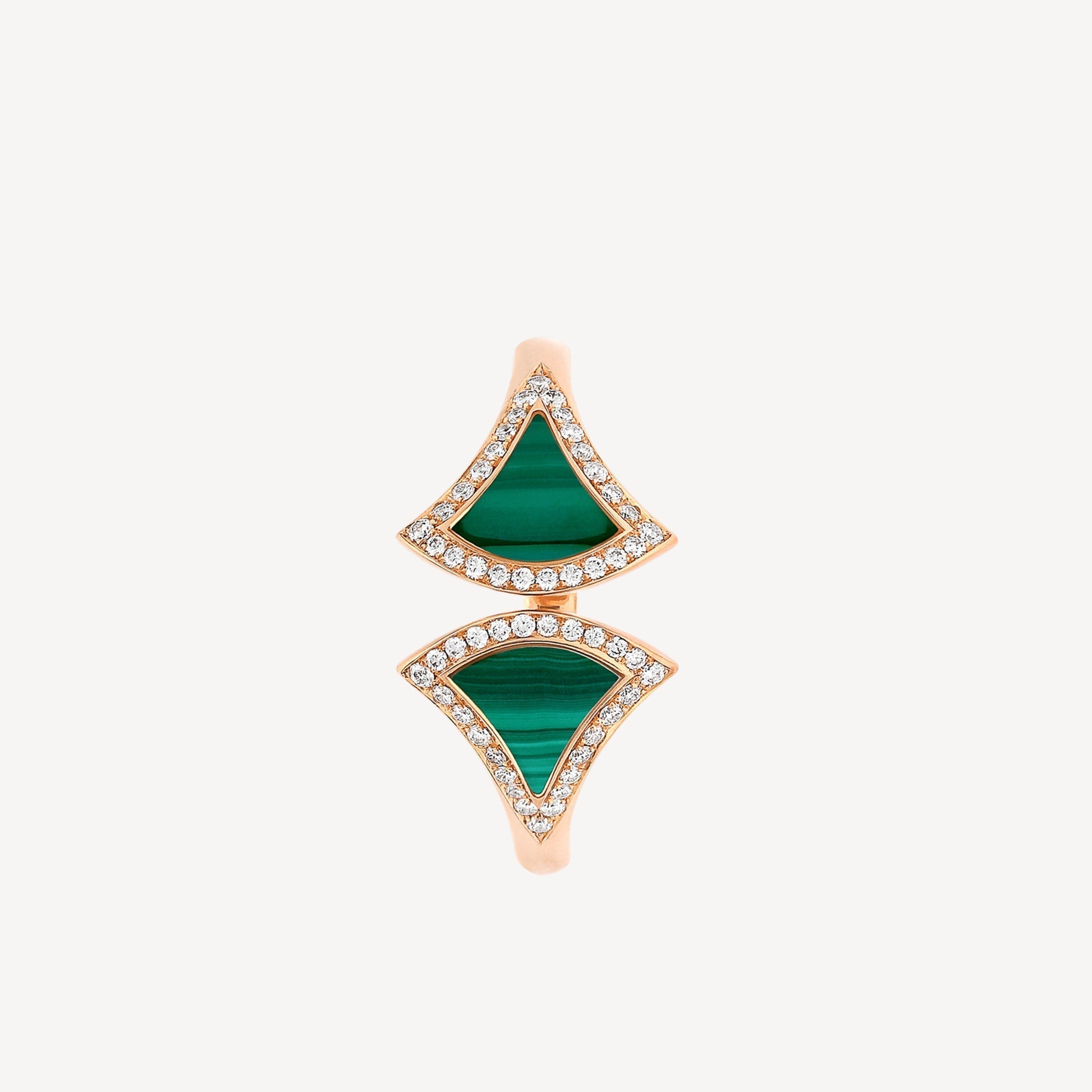 18K BVLGARI Divas' Dream Malachite Ring