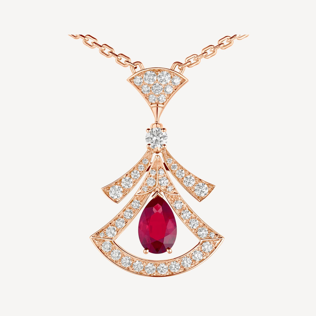 18K BVLGARI Divas' Dream Diamond Necklace