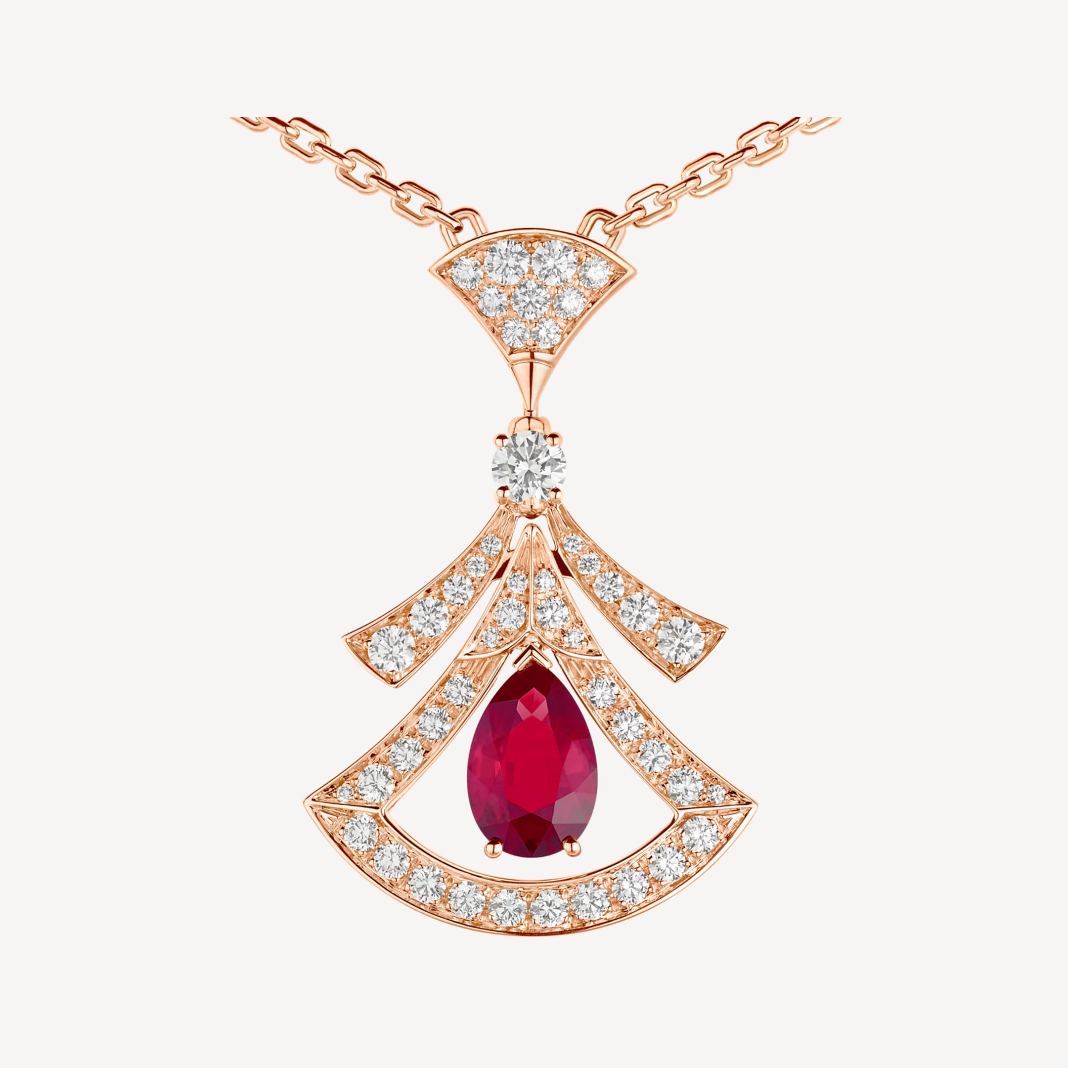18K BVLGARI Divas' Dream Diamond Necklace