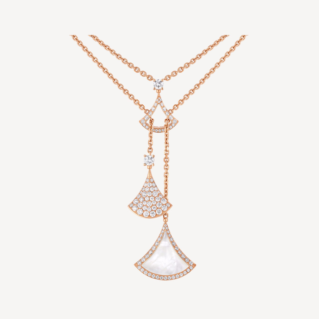 18K BVLGARI BV Divas' Dream Pearls Necklace