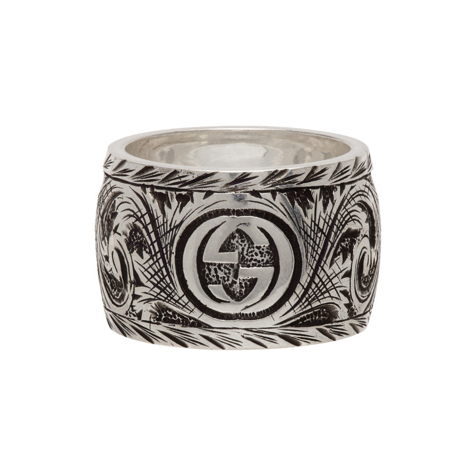 Gucci Feline Garden Green Ring