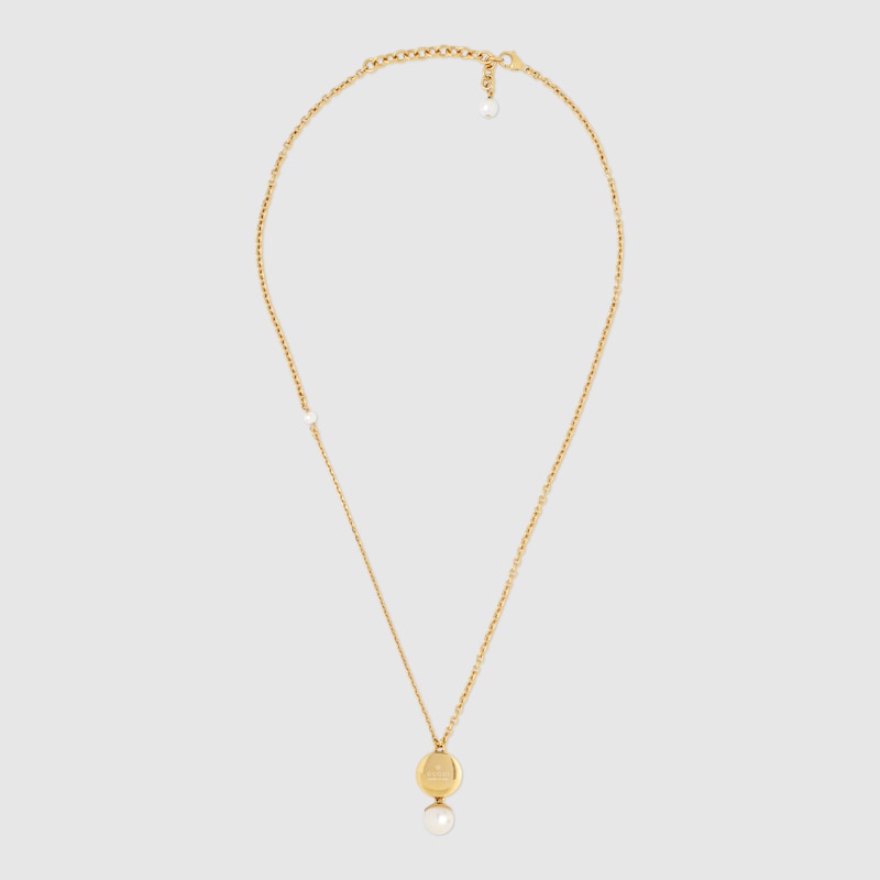 18K Gucci Blondie Pendant Necklace