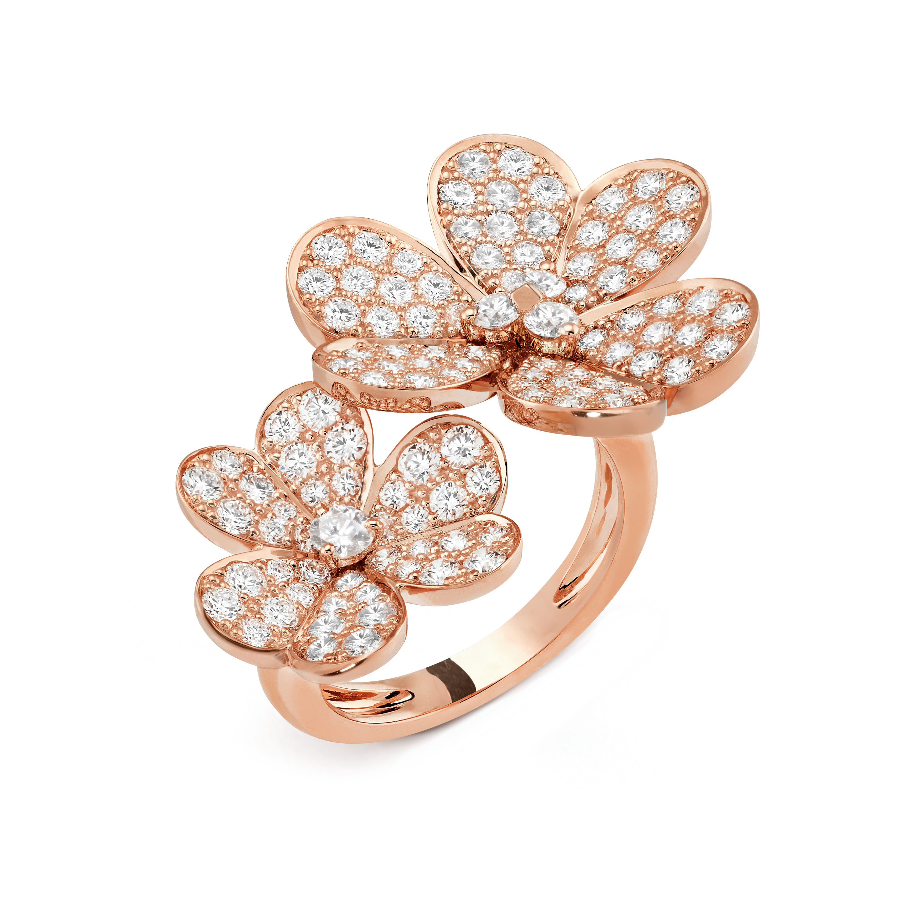 18K Van Cleef & Arpels Frivole Between the Finger Ring