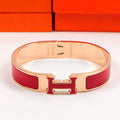 18K Clic Hermes Red Bracelet