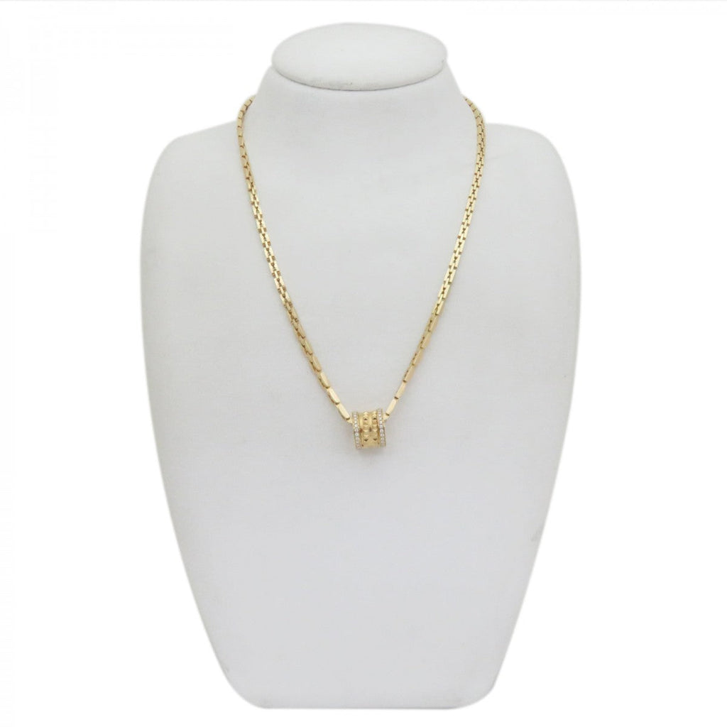 18K BVLGARI B.ZERO1 Diamonds Chain Link Necklace