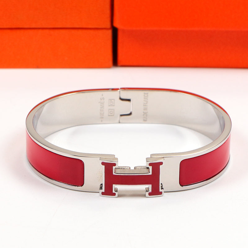 18K Clic Hermes Red Bracelet
