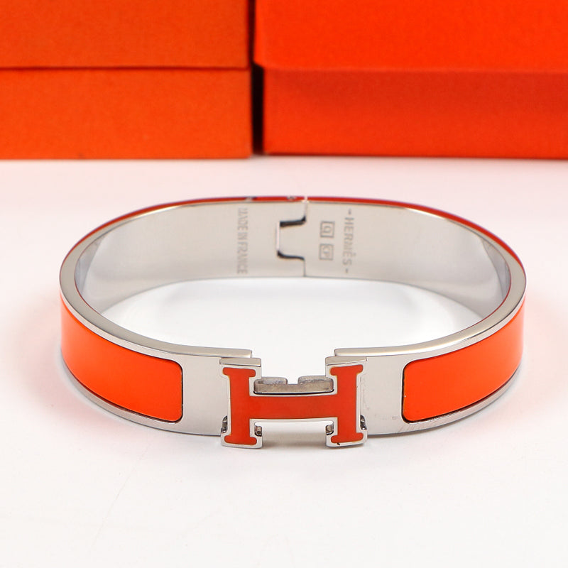 18K Clic Hermes Orange Bracelet