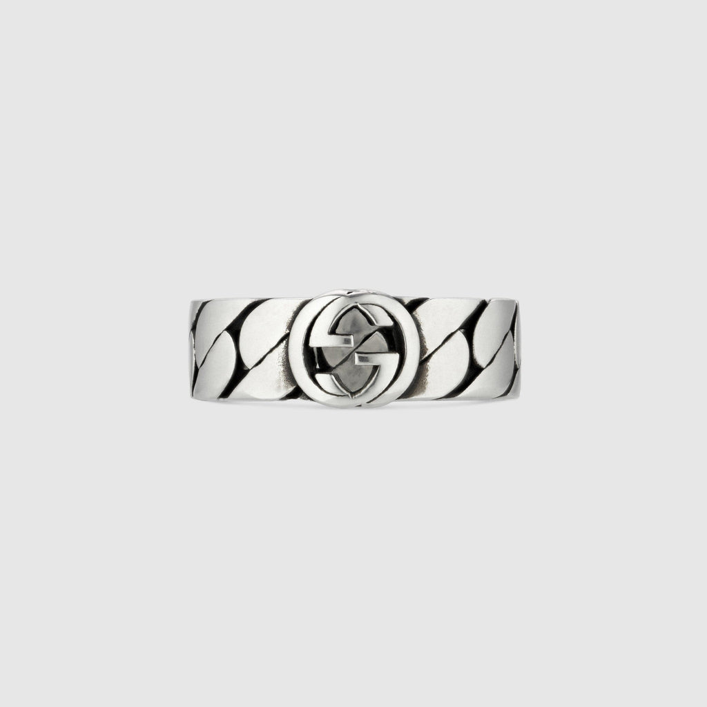 Gucci Interlocking G Wide Ring