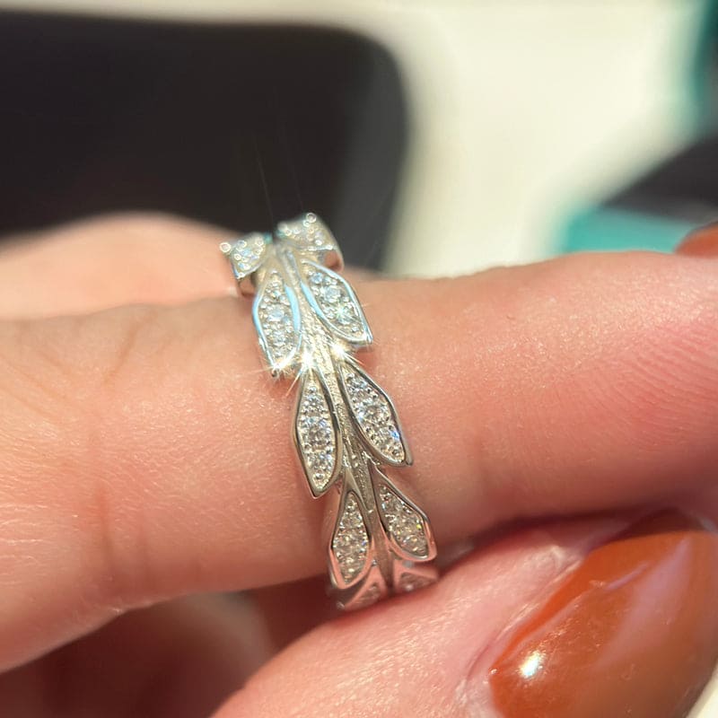 18K Tiffany White Gold Victoria Vine Ring