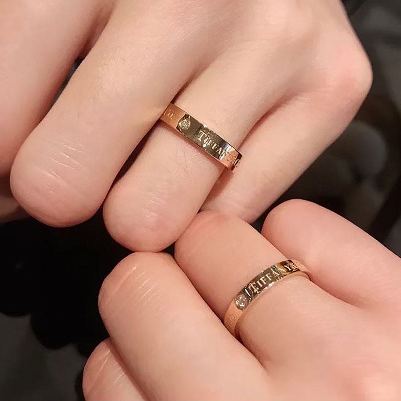 18K Tiffany White Gold Wedding Ring
