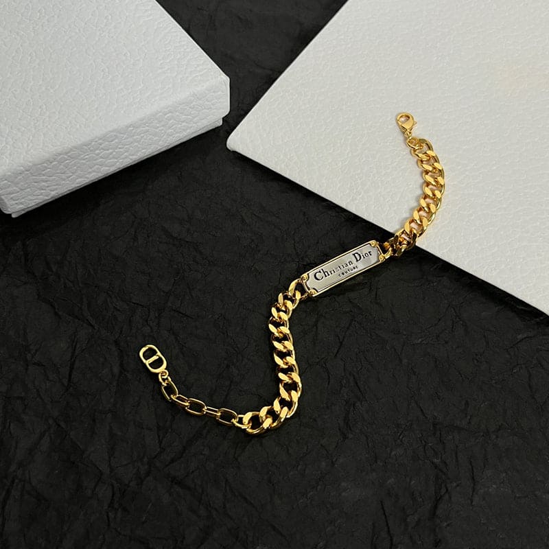 18K Dior Couture Link Chain Bracelet
