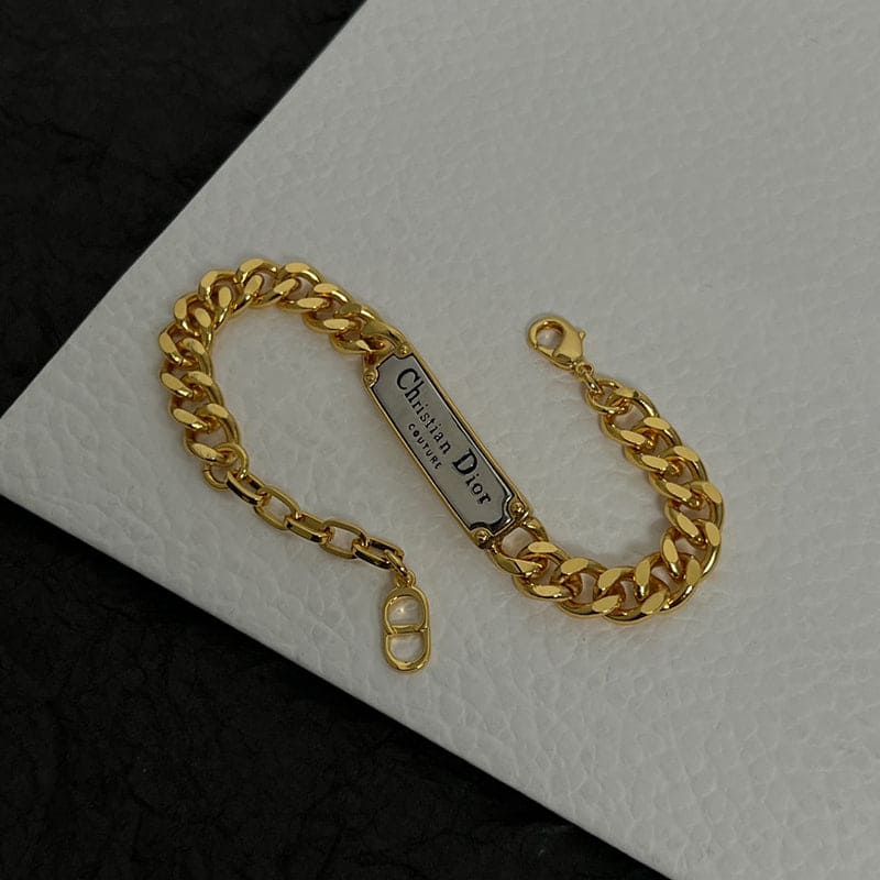18K Dior Couture Link Chain Bracelet