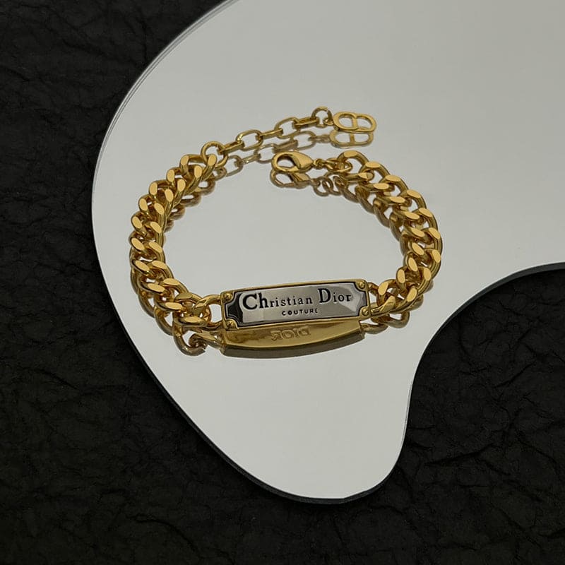 18K Dior Couture Link Chain Bracelet