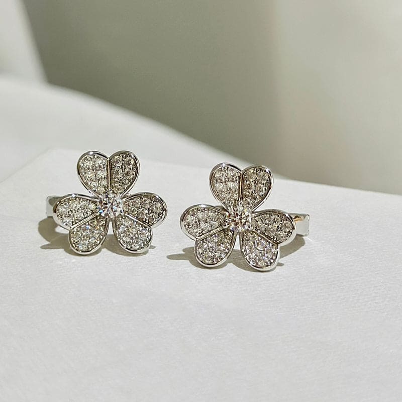 18K Van Cleef & Arpels Frivole Small Model Earrings