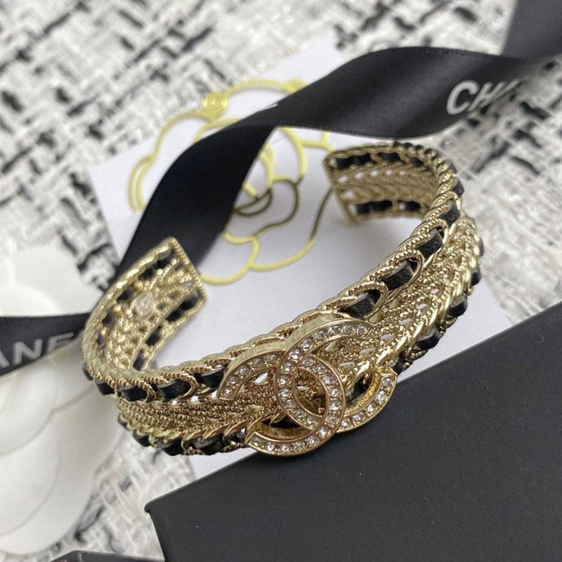 18K Chanel 2022 Black Cuff Bracelet